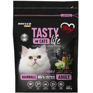 BIOFEED TASTY CATS LIFE HAIRBALL WITH RABBIT 600G