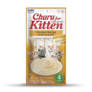 INABA CHURU KITTEN Kurczak - przysmak dla kociąt - 4x14g (56g)