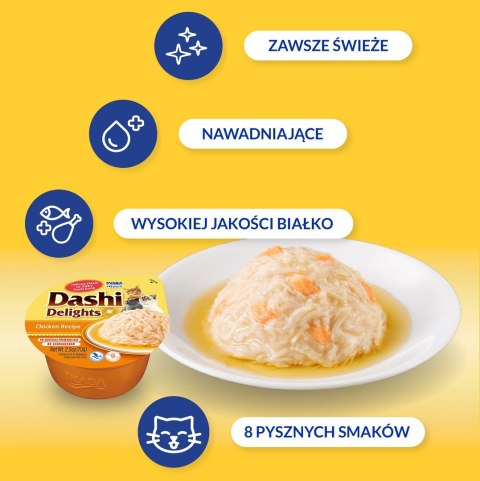 INABA DASHI DELIGHTSKurczak70g bulion dla kota