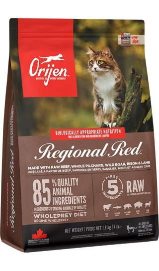 ORIJEN Cat Regional Red - sucha karma dla kota - 1,8kg