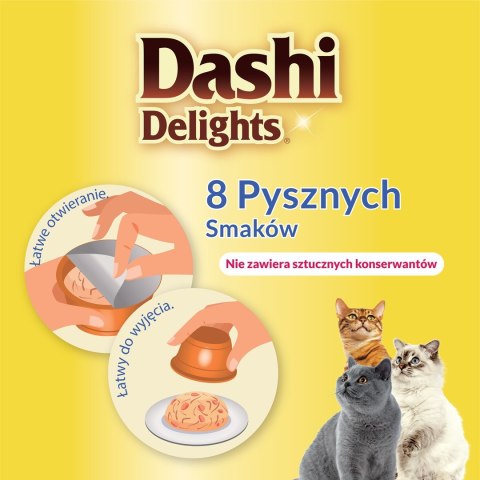 INABA Dashi Delights Kurczak i płatki Bonito - Przysmak dla kotów - 70g