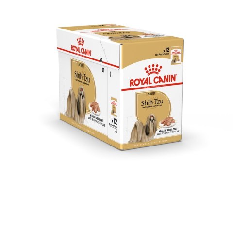 ROYAL CANIN BHN Shih Tzu Adult w formie pasztetu - mokra karma dla psa dorosłego - 12x85g