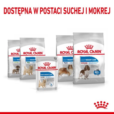 ROYAL CANIN CCN LIGHT WEIGHT CARE LOAF - mokra karma dla psa dorosłego - 12x85g