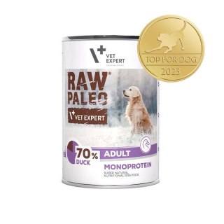 VetExpert Raw Paleo Kaczka Adult Can400g