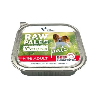 VetExpert Raw Paleo Wołowina Pate Mini Adult alu tray 150g