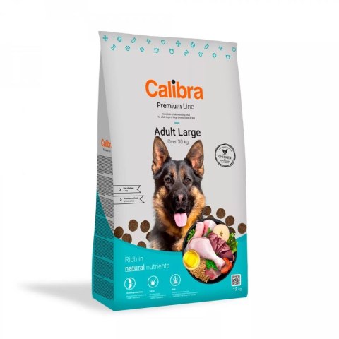 CALIBRA DOG PREMIUM Adult Large kurczak - karma dla psa 12 kg