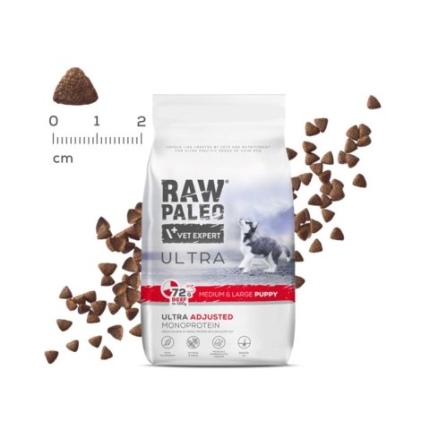 VetExpert Raw Paleo Ultra Wołowina Medium&Large Puppy 10kg