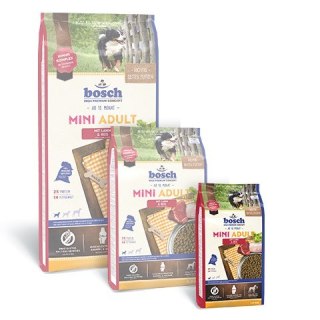 BOSCH Mini Adult Lamb & Rice - sucha karma dla psa - 1 kg