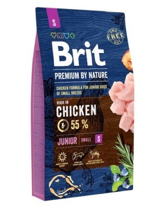 BRIT Premium by nature Junior S - sucha karma dla szczeniąt - 1 kg