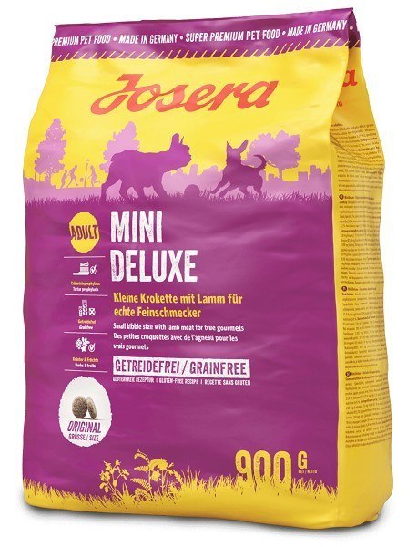 JOSERA MiniDeluxe - sucha karma dla psów dorosłych małych ras - 900 g