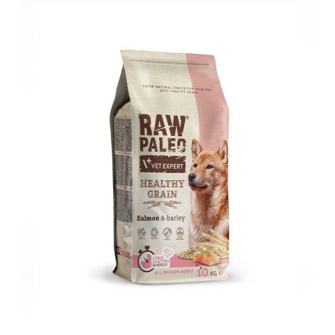 VetExpert Raw Paleo Healthy Grain Salmon&Barley Adult - Karma sucha dla psów - 10kg