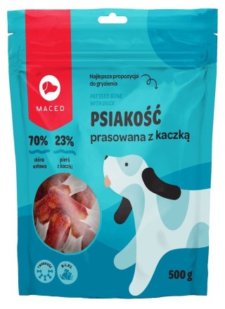 MACED Kość prasowana biała z kaczką 500g