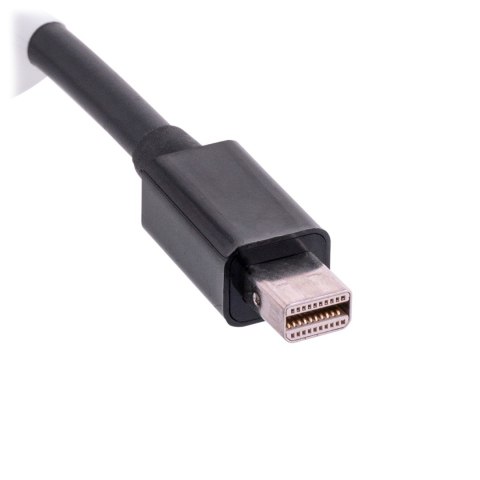 Adapter Lanberg AD-0006-BK (Mini DisplayPort M - D-Sub (VGA) F; 0,20m; kolor czarny)