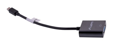 Adapter Lanberg AD-0006-BK (Mini DisplayPort M - D-Sub (VGA) F; 0,20m; kolor czarny)