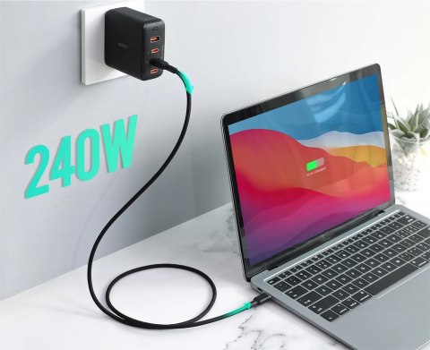 AUKEY CB-SCC241 KABEL USB-C 5A 240W 20V 1M SILICONE