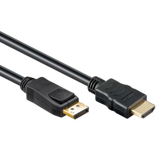 Kabel GEMBIRD CC-DP-HDMI-6 (DisplayPort M - HDMI M; 1,8m; kolor czarny)