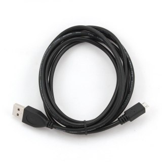 Kabel GEMBIRD CCP-MUSB2-AMBM-1M (Micro USB M - USB M; 1m; kolor czarny)