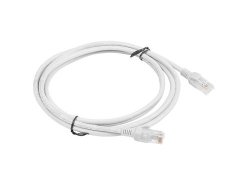 Kabel UTP Lanberg PCU5-10CC-0200-S (RJ45, U/UTP - RJ45, U/UTP ; 2m; UTP; kat. 5e; kolor szary)