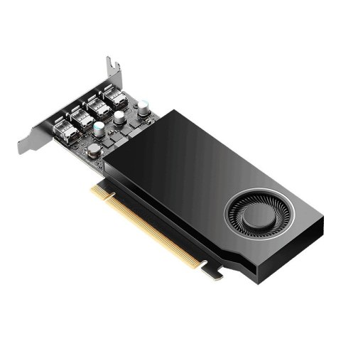 PNY NVIDIA A400 4GB GDDR6 64-bit, Low Profile, PCIe 4.0 x8, Single slot, 4 x Mini DisplayPort 1.4a, 50W, LP bracket, 4 x mDP to 