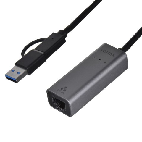 UNITEK ADAPTER USB-A/C - RJ45 2.5G ETHERNET (M/F)