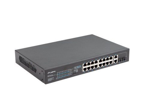 LANBERG SWITCH RACK 19" 16X 100MB POE+/2X COMBO GIGABIT 250W NIEZARZĄDZALNY RSFE-16P-2C-250