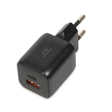 IBOX ŁADOWARKA UNIWERSALNA C-42 GAN PD33W USB A+C BLACK