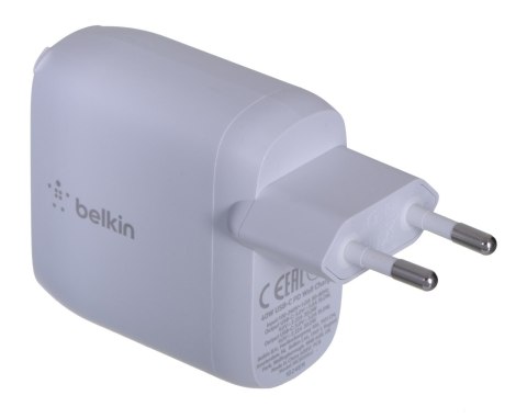 Ładowarka Belkin BoostCharge Dual USB-C PD 3.0 Wall Charger 40W White