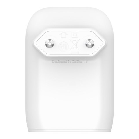 Ładowarka Belkin BoostCharge Dual USB-C + USB-A Wall Charger with PPS 37W White