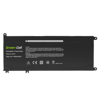 GREEN CELL BATERIA DE138 33YDH DO DELL INSPIRON G3 3579 3779 G5 5587 G7 7588 7577 7779 LATITUDE 3480 3490 3590 3400MAH 15.2V