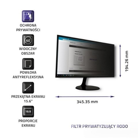 Filtr prywatyzujący Rodo Qoltec 51052