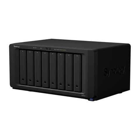 NAS Synology DS1821+; Tower; 8x (3.5"/2.5" SATA HDD/SSD); AMD Ryzen V1500B;,4 GB DDR4 (max. 32GB),4 x 1GbE RJ-45