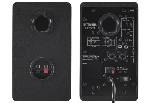 Yamaha HS3 Black - Aktywne dwudrożne monitory bliskiego pola, para