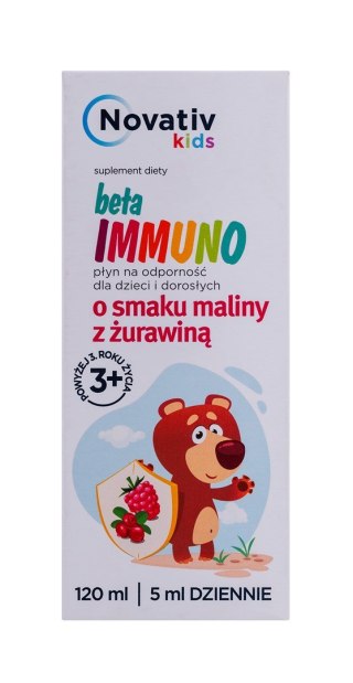 Novativ Kids Beta Immuno płyn na odporność 120ml