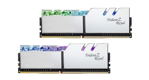 G.SKILL TRIDENTZ ROYAL RGB DDR4 2X16GB 3600MHZ CL16 XMP2 SILVER F4-3600C16D-32GTRSC