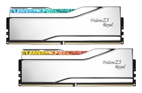 G.SKILL TRIDENT Z5 ROYAL RGB DDR5 2X16GB 6400MHZ CL30 SILVER F5-6400J3039G16GX2-TR5S