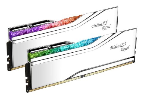 G.SKILL TRIDENT Z5 ROYAL RGB DDR5 2X16GB 6400MHZ CL32 XMP3 SILVER F5-6400J3239G16GX2-TR5S