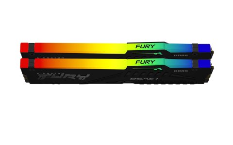 Kingston FURY DDR5 64GB (2x32GB) 6000MHz CL36 Beast Black RGB EXPO