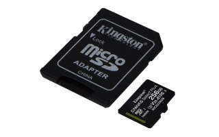 Karta pamięci z adapterem Kingston Canvas Select Plus SDCS2/256GB (256GB; Class 10, Class U1, V30; + adapter)