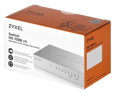 Switch Zyxel GS-108B 8p Unmanaged Gigabit