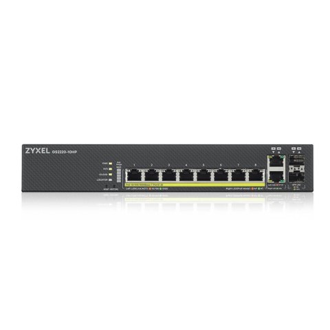 Switch Zyxel GS2220-10HP 10p PoE (PoE+: 8;) 180W Managed Gigabit