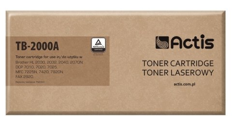 Actis TB-2000A Toner (zamiennik Brother TN-2000/TN-2005; Standard; 2500 stron; czarny)