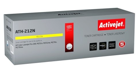 Activejet ATH-212N Toner (zamiennik HP 131A CF212A, Canon CRG-731Y; Supreme; 1800 stron; żółty)