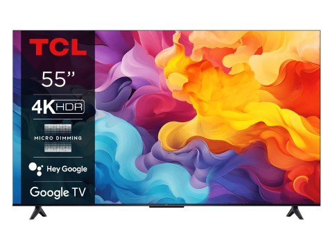 Telewizor TCL 55V6B 55" LED 4K Google TV HDMI 2.1 Czarny