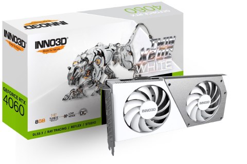 Karta graficzna INNO3D GEFORCE RTX 4060 TWIN X2 OC WHITE