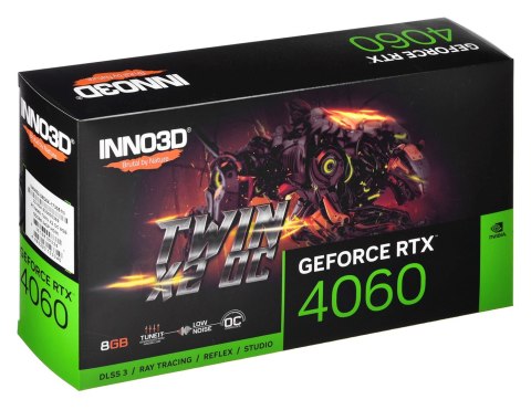 Karta graficzna INNO3D GeForce RTX 4060 TWIN X2 OC 8GB GDDR6 DLSS 3