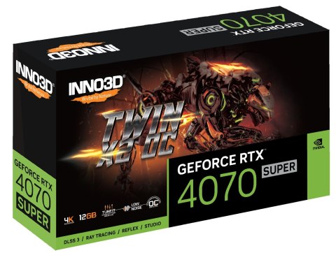 Karta graficzna INNO3D GeForce RTX 4070 SUPER TWIN X2 OC