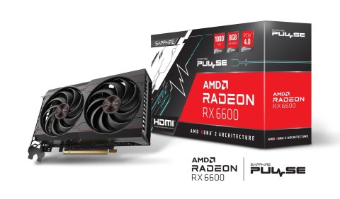 Karta graficzna SAPPHIRE Radeon RX 6600 PULSE Gaming 8GB GDDR6 (WYPRZEDAŻ)