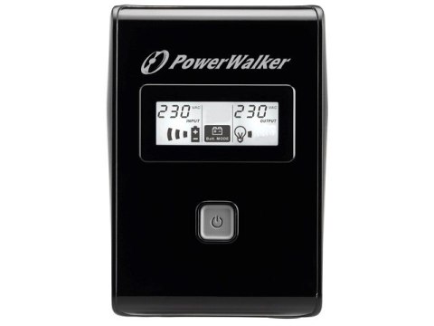 POWER WALKER UPS LINE-IN VI 650 LCD 650VA 2X SCHUKO, RJ11, USB, LCD