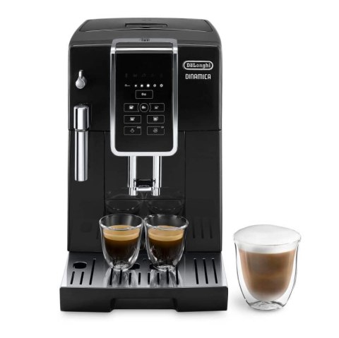 Ekspres ciśnieniowy automatyczny DeLonghi Dinamica ECAM 350.15 B (1450W; kolor czarny) (WYPRZEDAŻ)