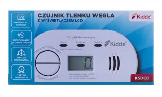 Czujnik tlenku węgla LCD K5DCO Kidde